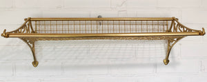 Vintage NSWR Railway Brass Luggage Rack | eXibit collection