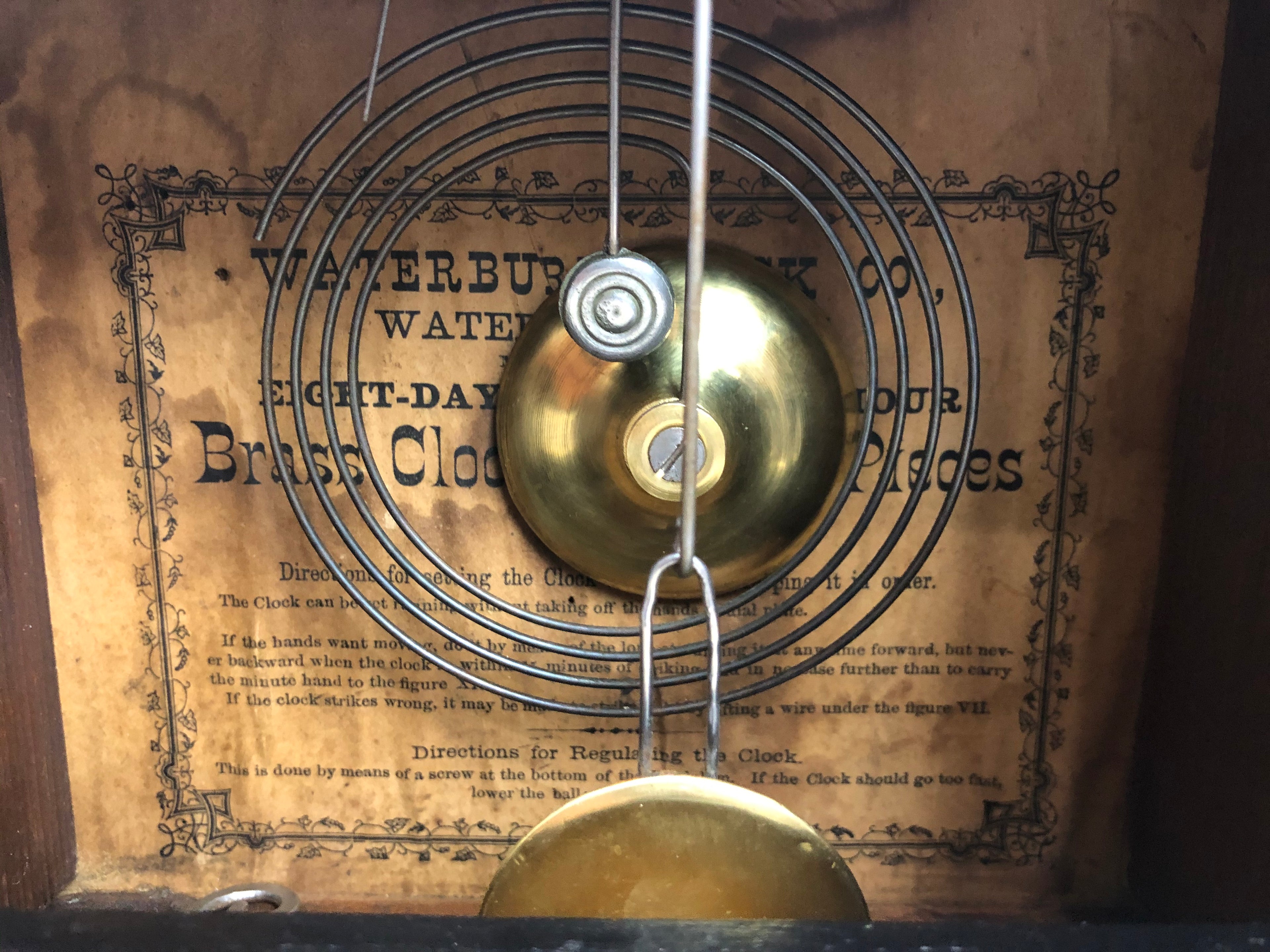 Antique Waterbury Mantel Clock | eXibit collection