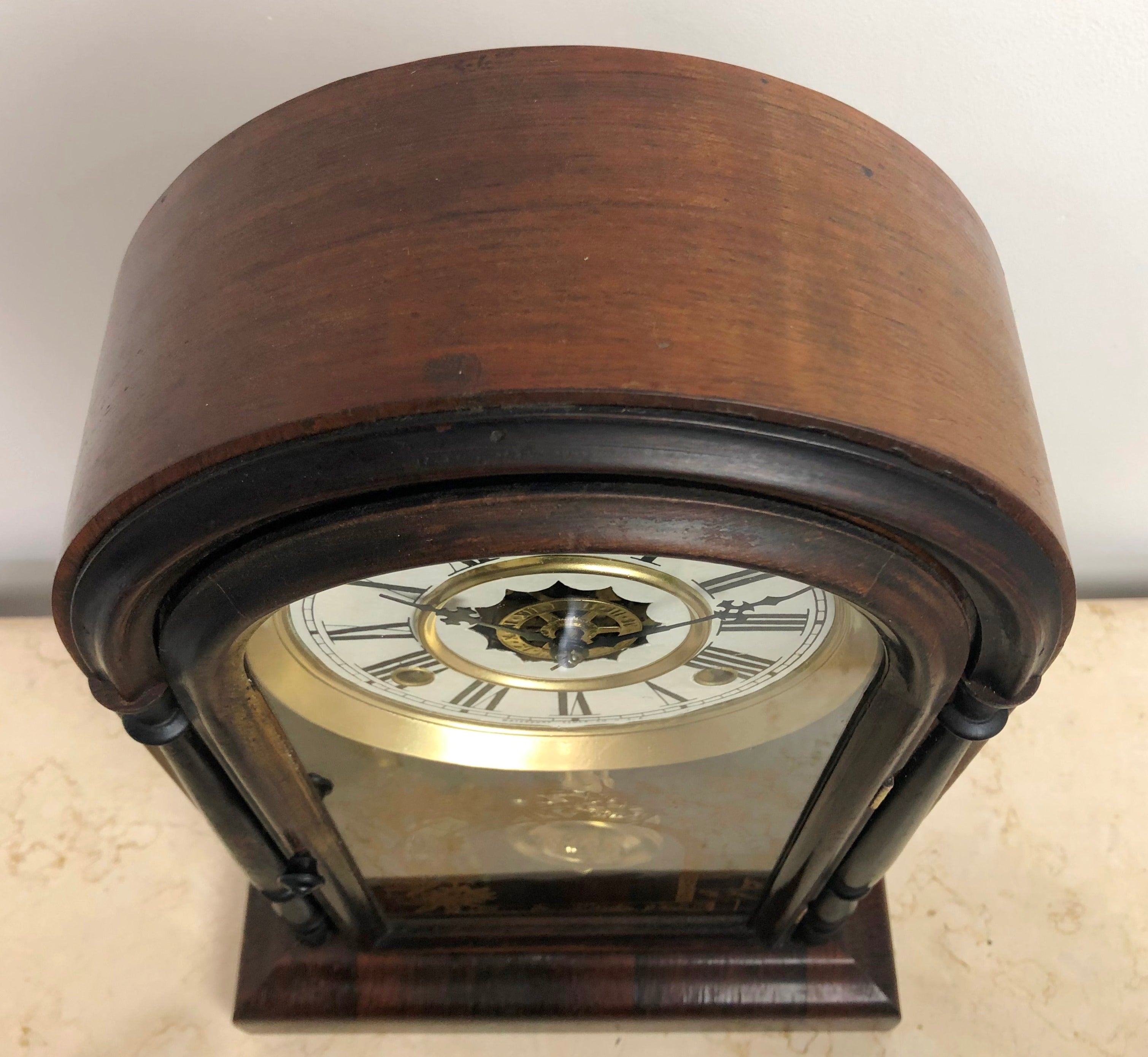 Antique Waterbury Cathedral Mantel Clock | eXibit collection