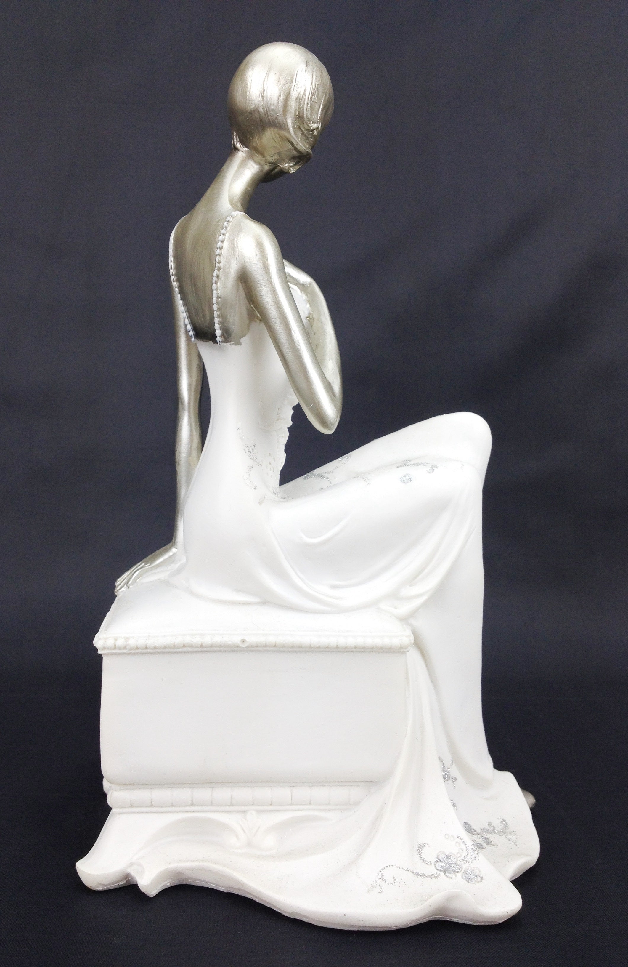 Lady Sculpture Jewellery Storage box / Trinket Draw | Adelaide Clocks