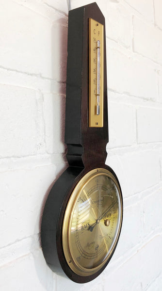 Vintage Wall Barometer & Thermometer | eXibit collection