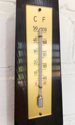 Vintage Wall Barometer & Thermometer | eXibit collection