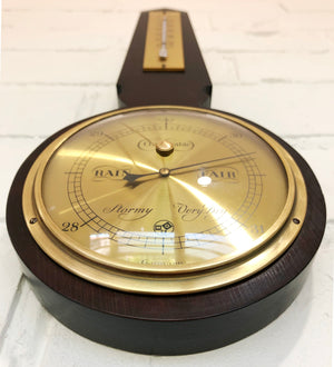 Vintage Wall Barometer & Thermometer | eXibit collection