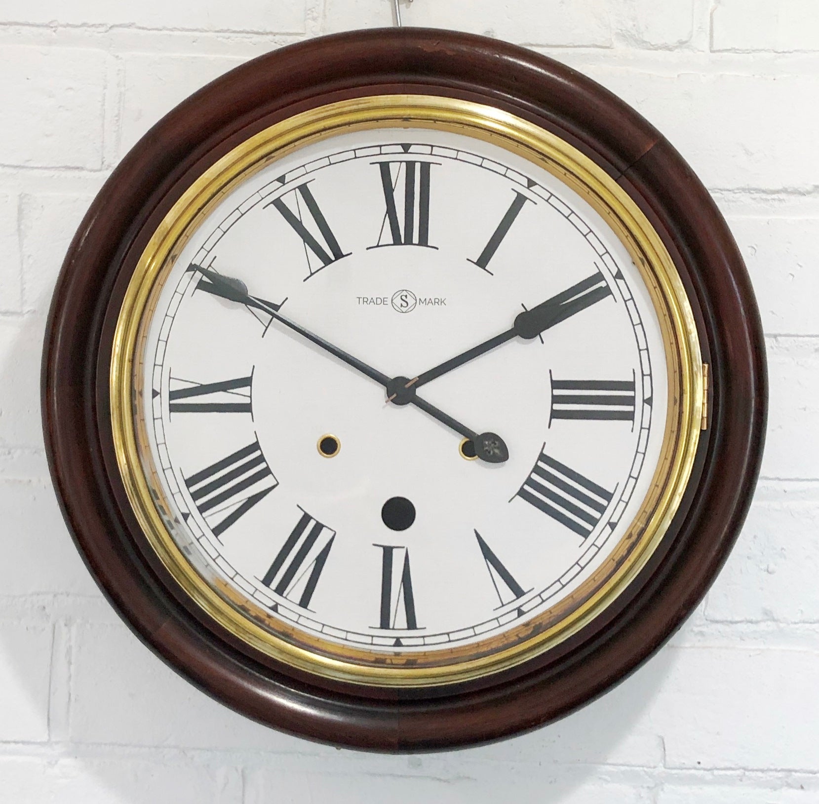 Antique Round Station Wall Clock | eXibit collection