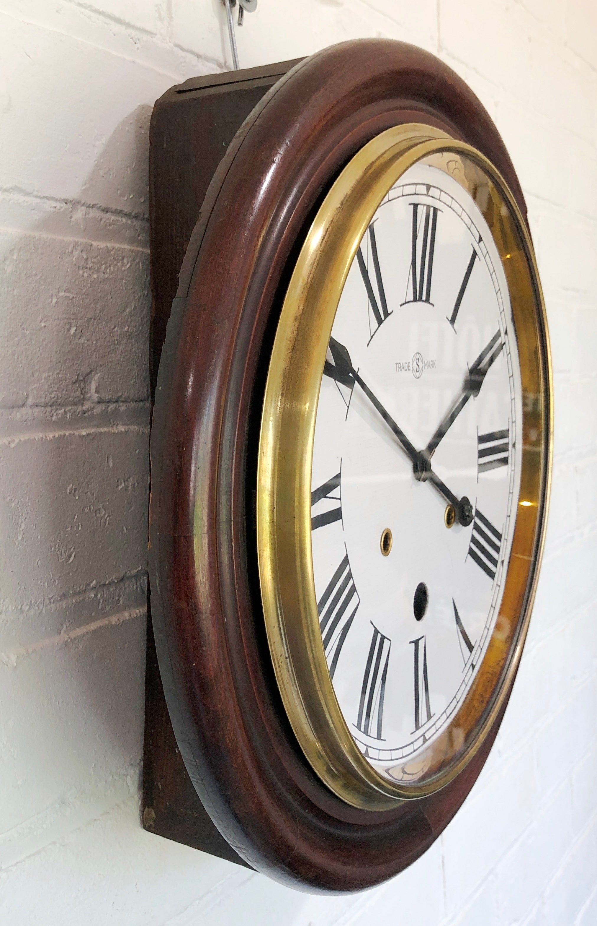 Antique Round Station Wall Clock | eXibit collection