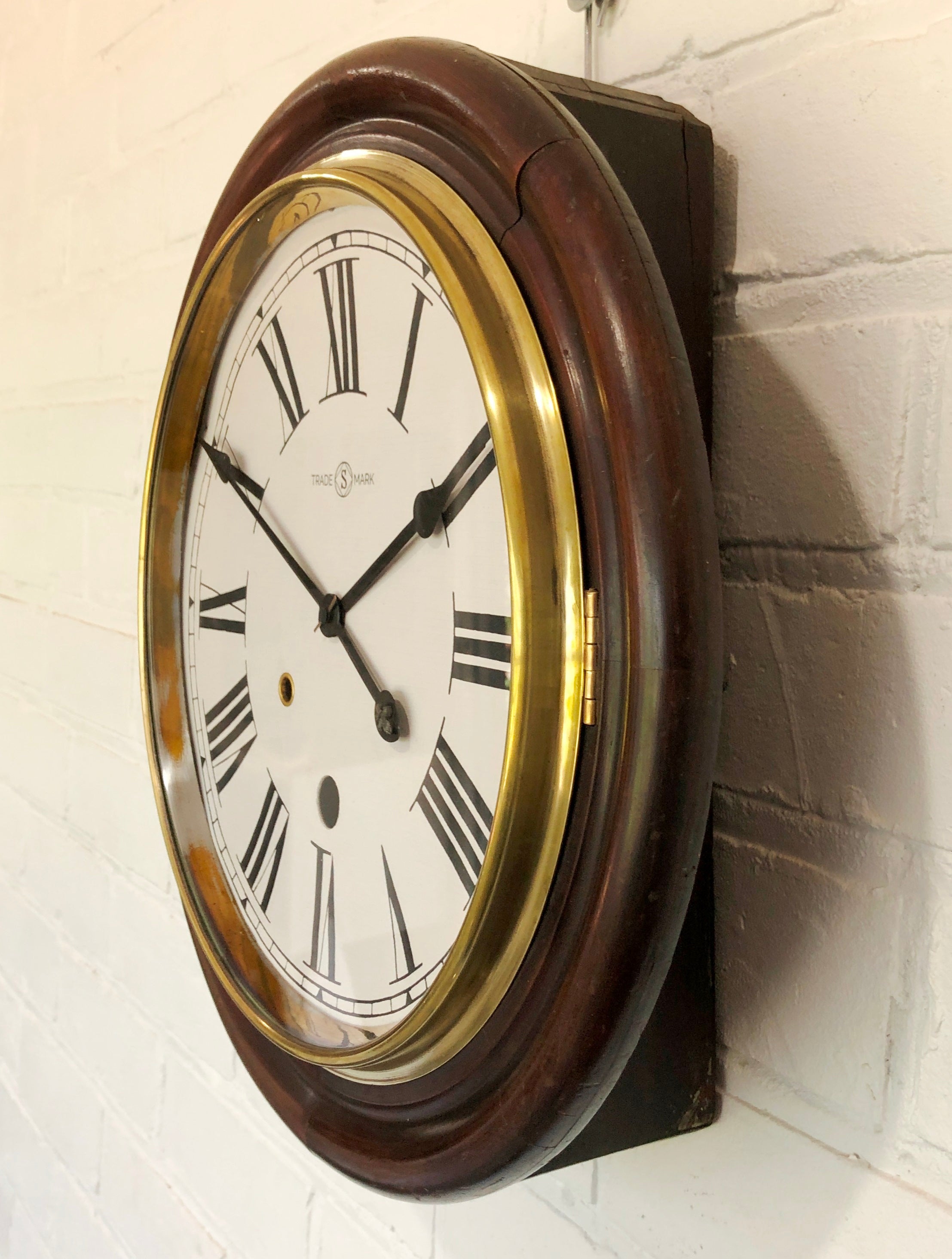 Antique Round Station Wall Clock | eXibit collection