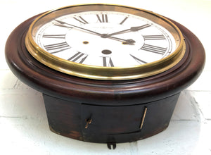 Antique Round Station Wall Clock | eXibit collection