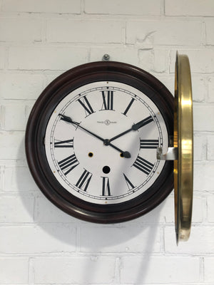 Antique Round Station Wall Clock | eXibit collection