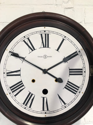 Antique Round Station Wall Clock | eXibit collection