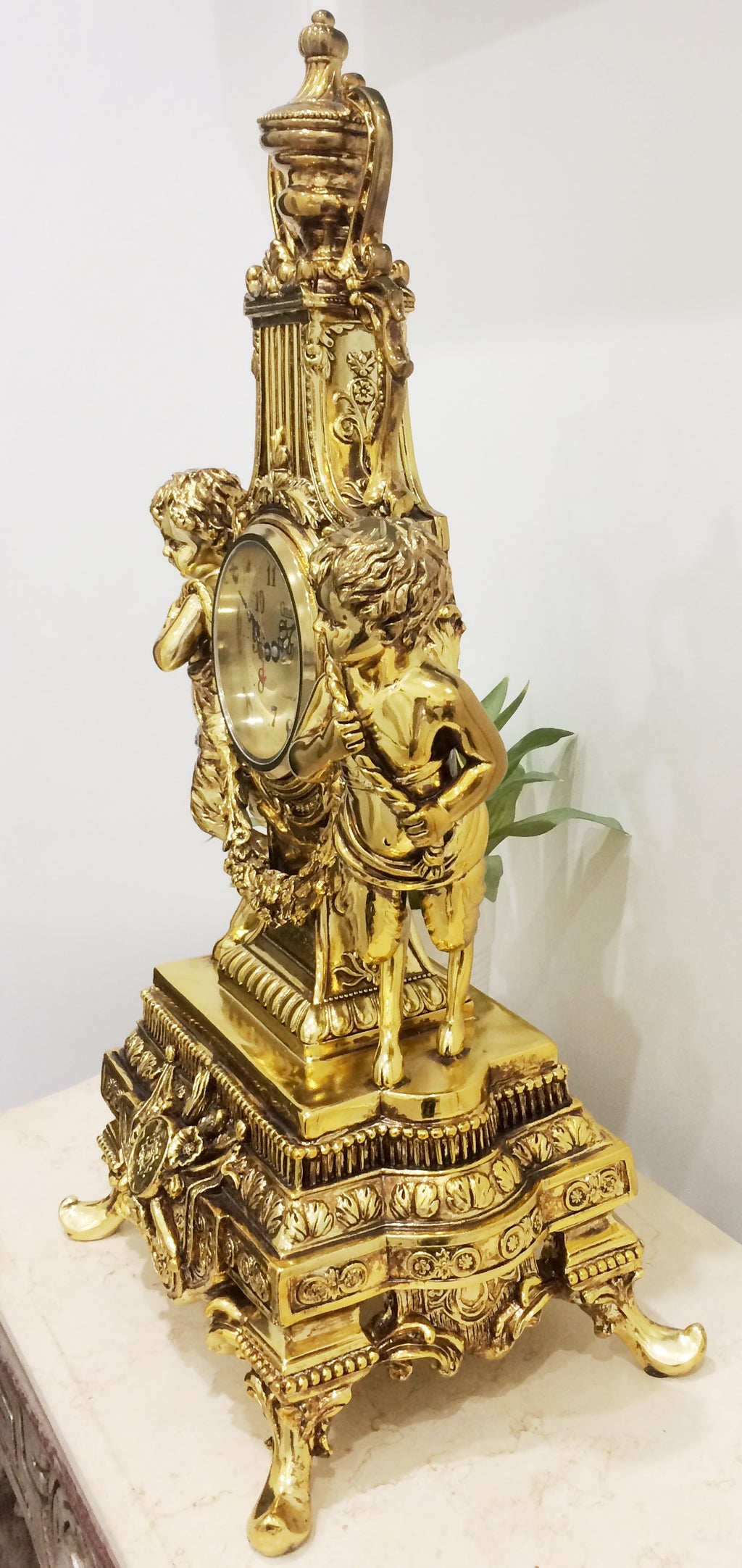 Vintage Ormolu Mantel Clock | eXibit collection
