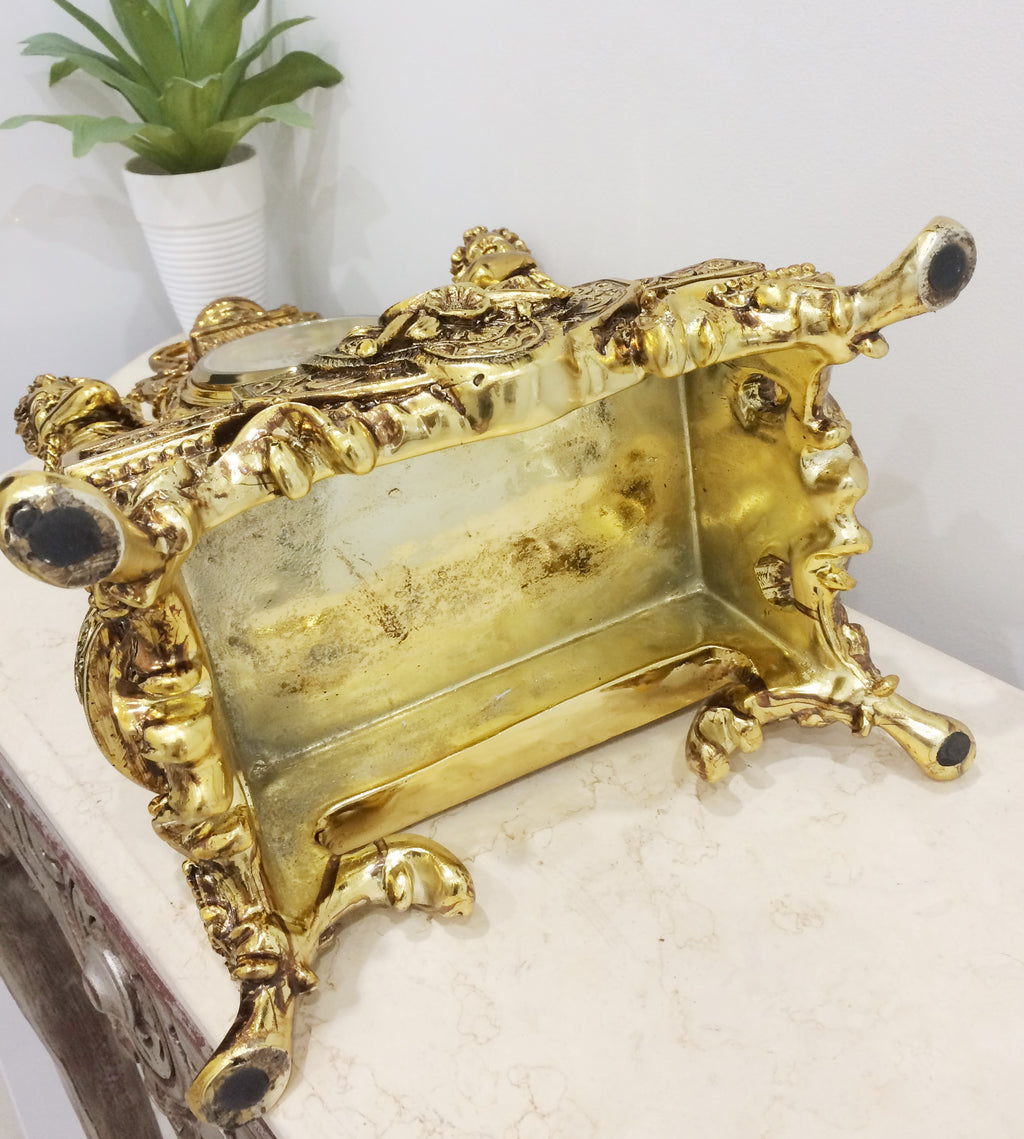 Vintage Ormolu Mantel Clock | eXibit collection