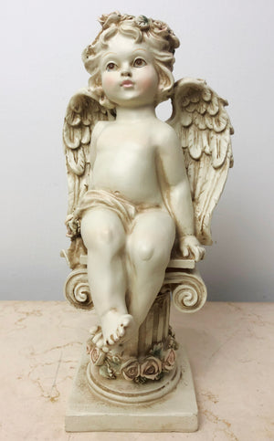 Vintage Hand Made Cherub / Cupid Ornament | eXibit collection