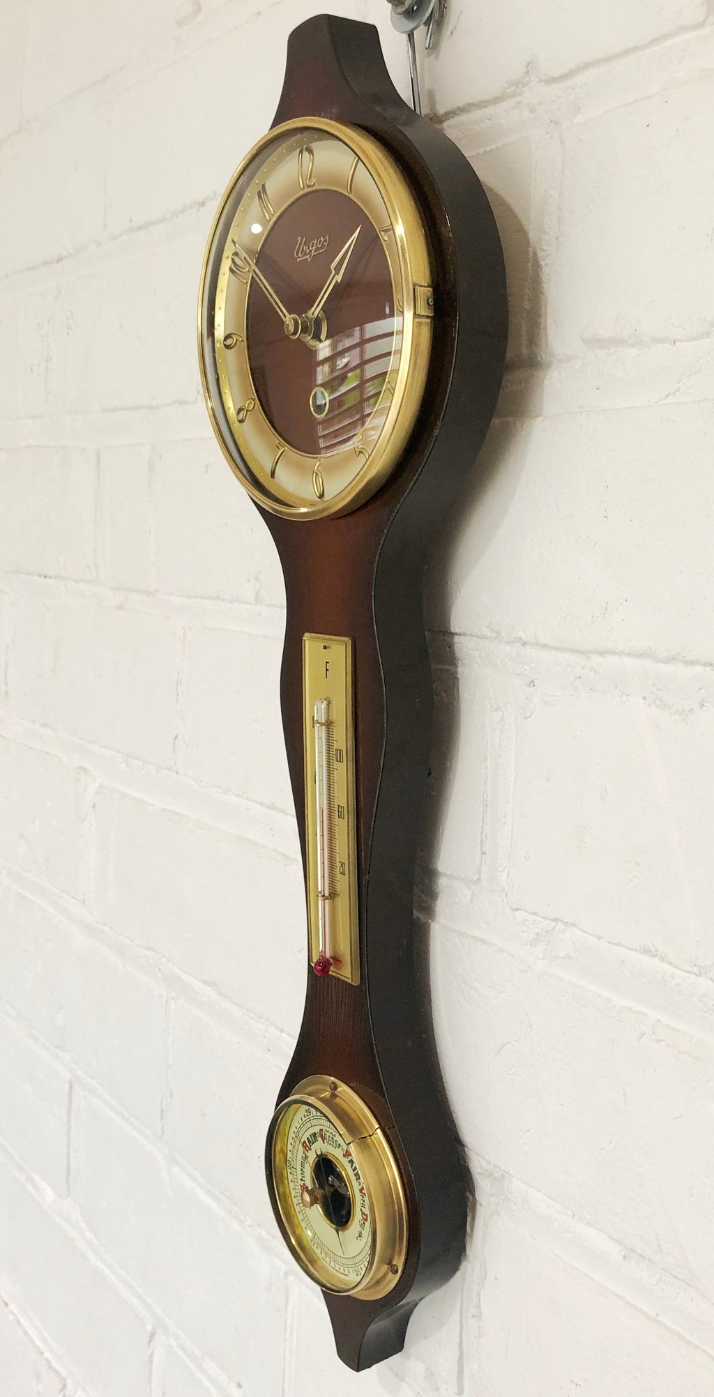 Vintage URGOS Wall Clock & Barometer | eXibit collection