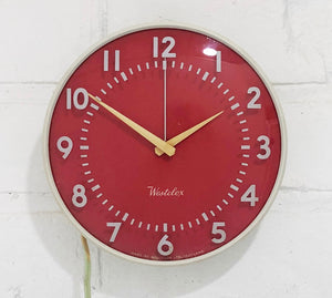 Vintage WESTCLOX Electric Retro Wall Clock | eXibit collection