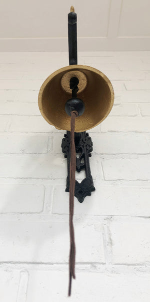 Vintage Cast Iron Wall Mount Horse Bell | eXibit collection