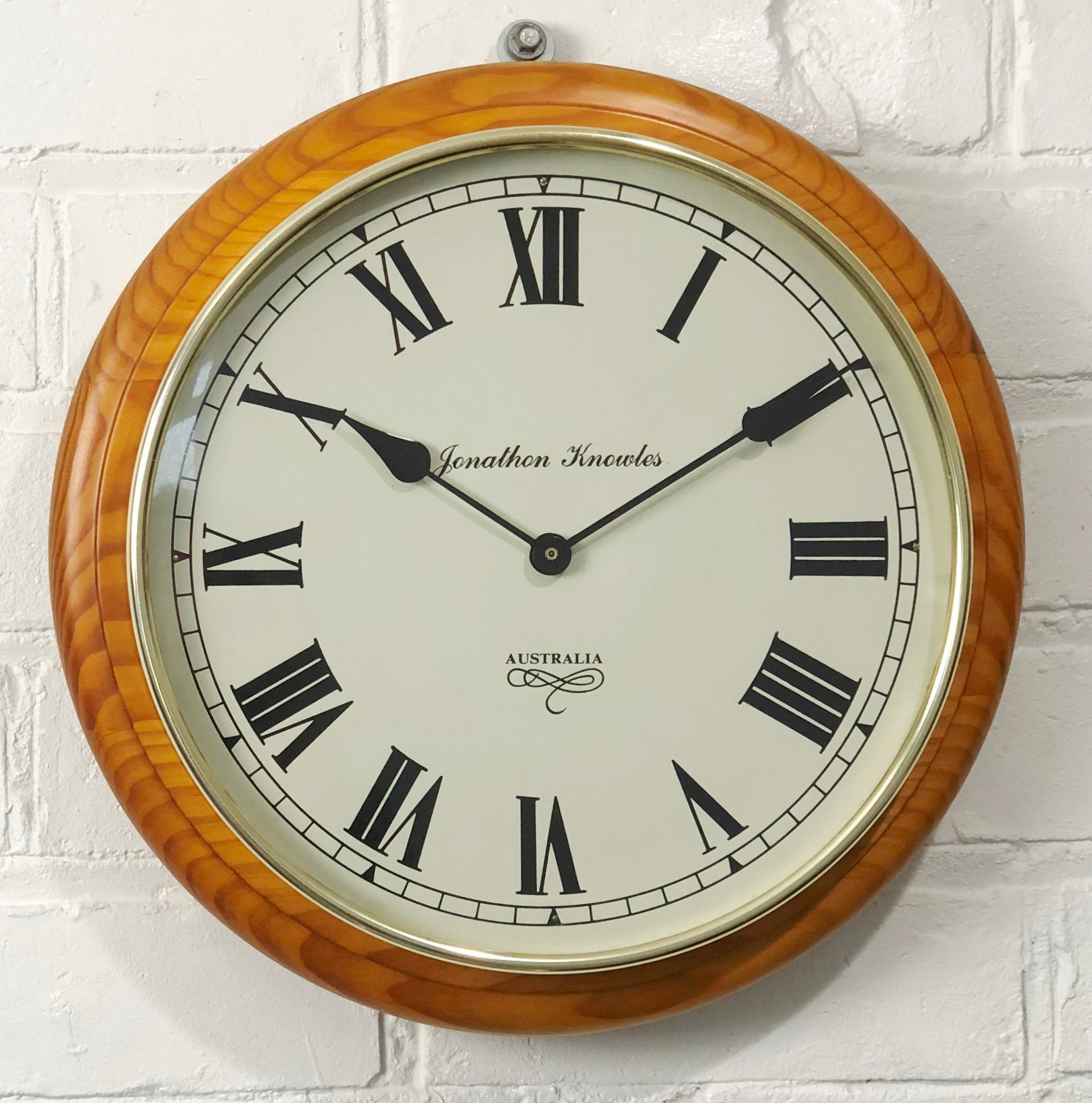 Vintage Style Australia Train Station Battery Wall Clock | exc