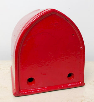 Original Vintage Cast Iron Fire Hydrant Plug Post Top Marker  | eXibit collection