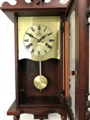 Vintage LIKA 31x Day Hammer Chime Wall Clock | eXibit collection