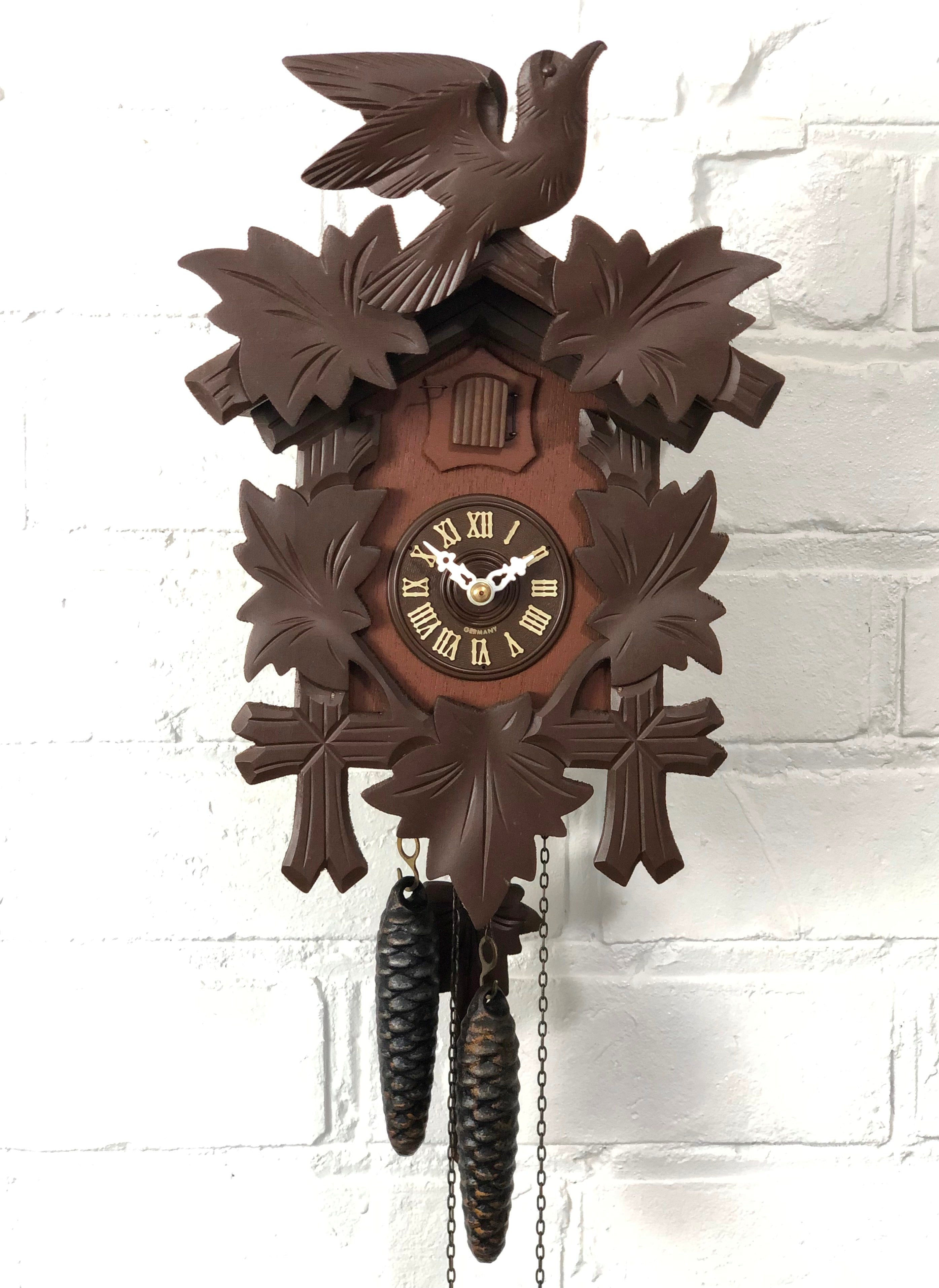 Vintage Original Black Forest Bird Chime Cuckoo Clock | eXibit collection