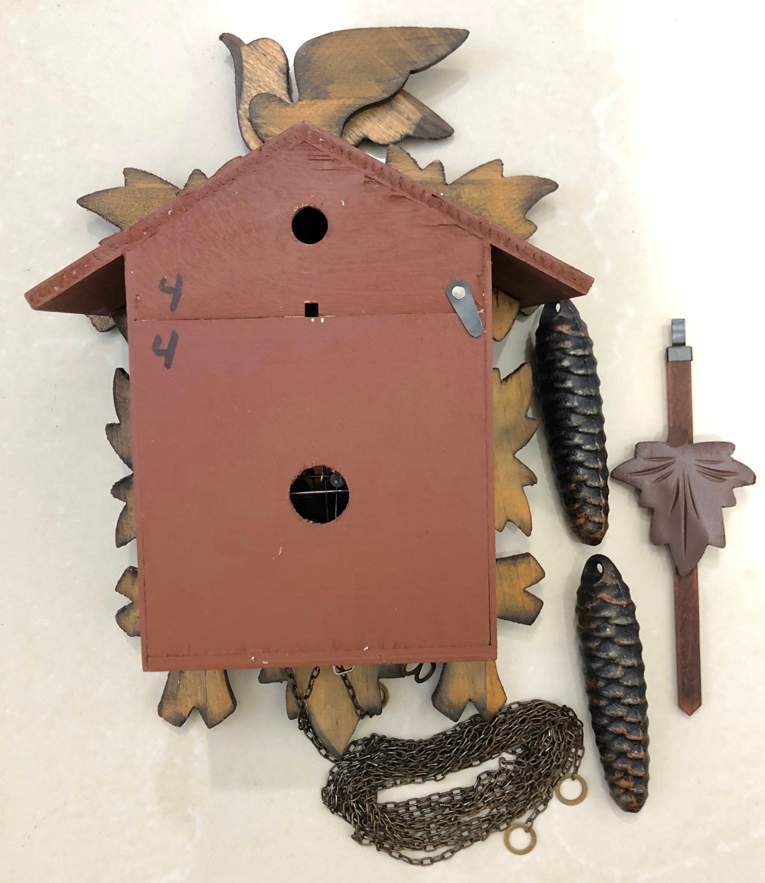 Vintage Original Black Forest Bird Chime Cuckoo Clock | eXibit collection