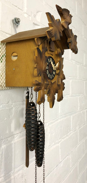 Vintage Original Black Forest Bird Chime Cuckoo Clock | eXibit collection