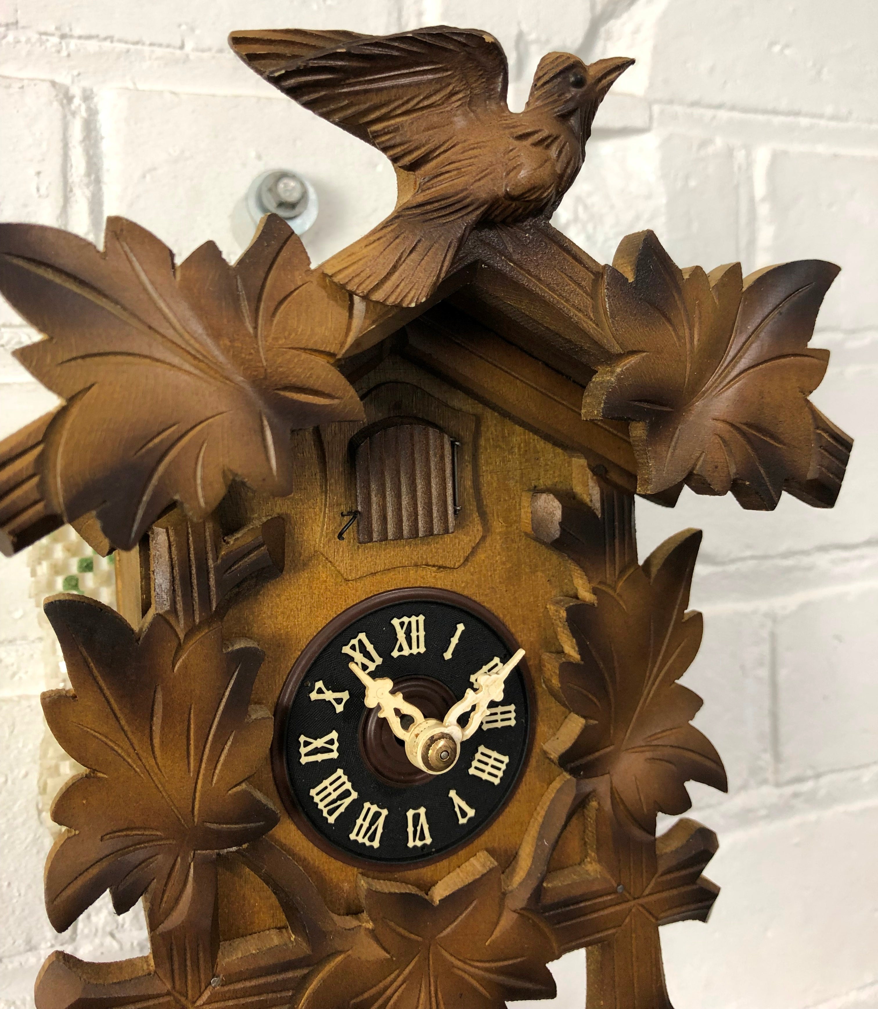 Vintage Original Black Forest Bird Chime Cuckoo Clock | eXibit collection