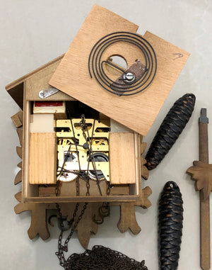 Vintage Original Black Forest Bird Chime Cuckoo Clock | eXibit collection