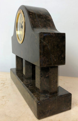 Vintage HAC Art Deco Marble Desk/Mantel Clock | eXibit collection