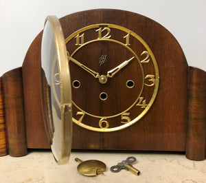 Vintage EJU WESTMINSTER Mantel Clock | eXibit collection