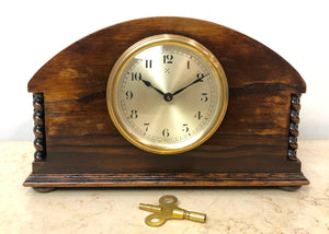 Vintage HAC Art Deco Silent Mantel Clock | eXibit collection