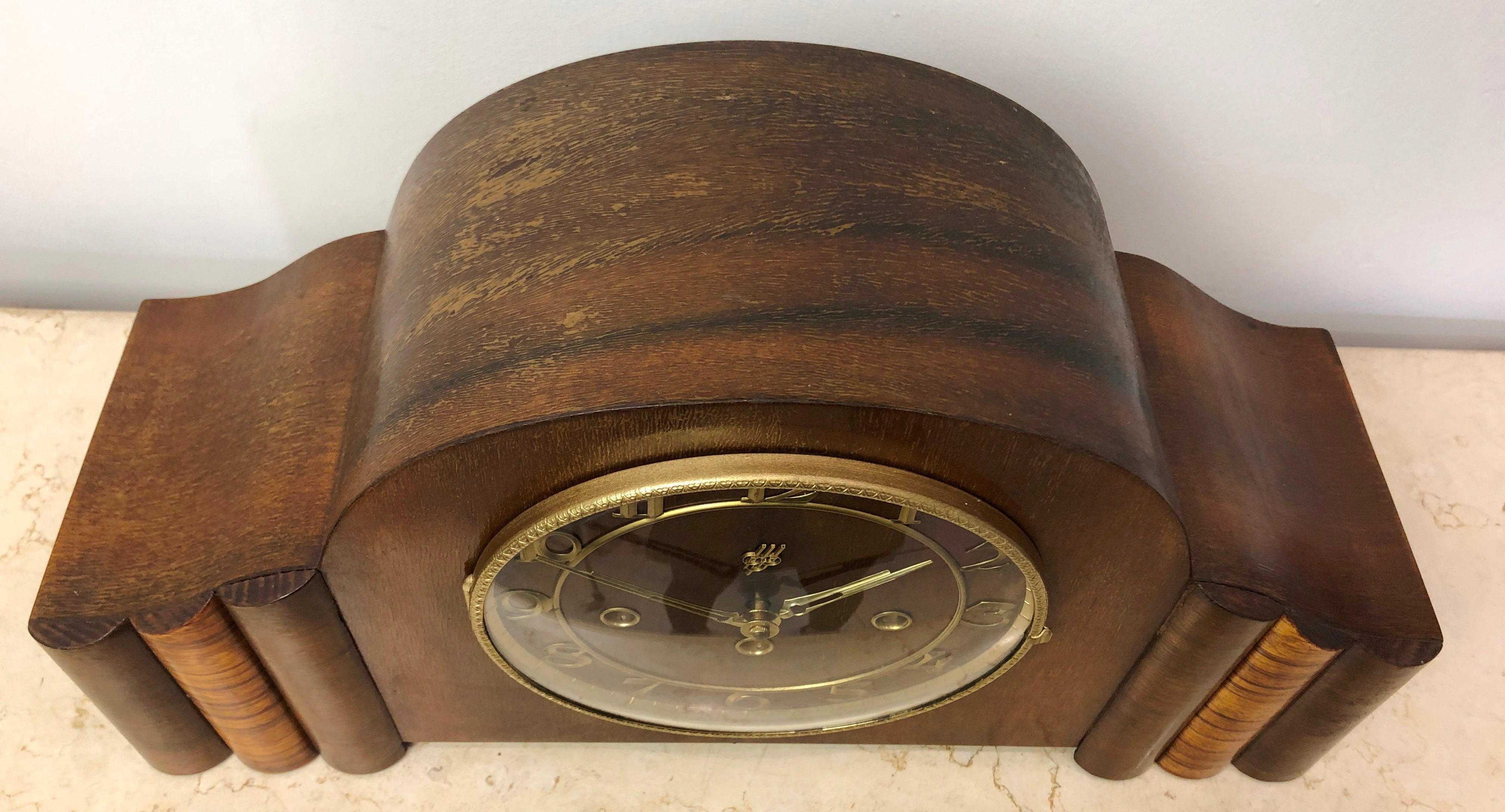 Vintage EJU WESTMINSTER Mantel Clock | eXibit collection