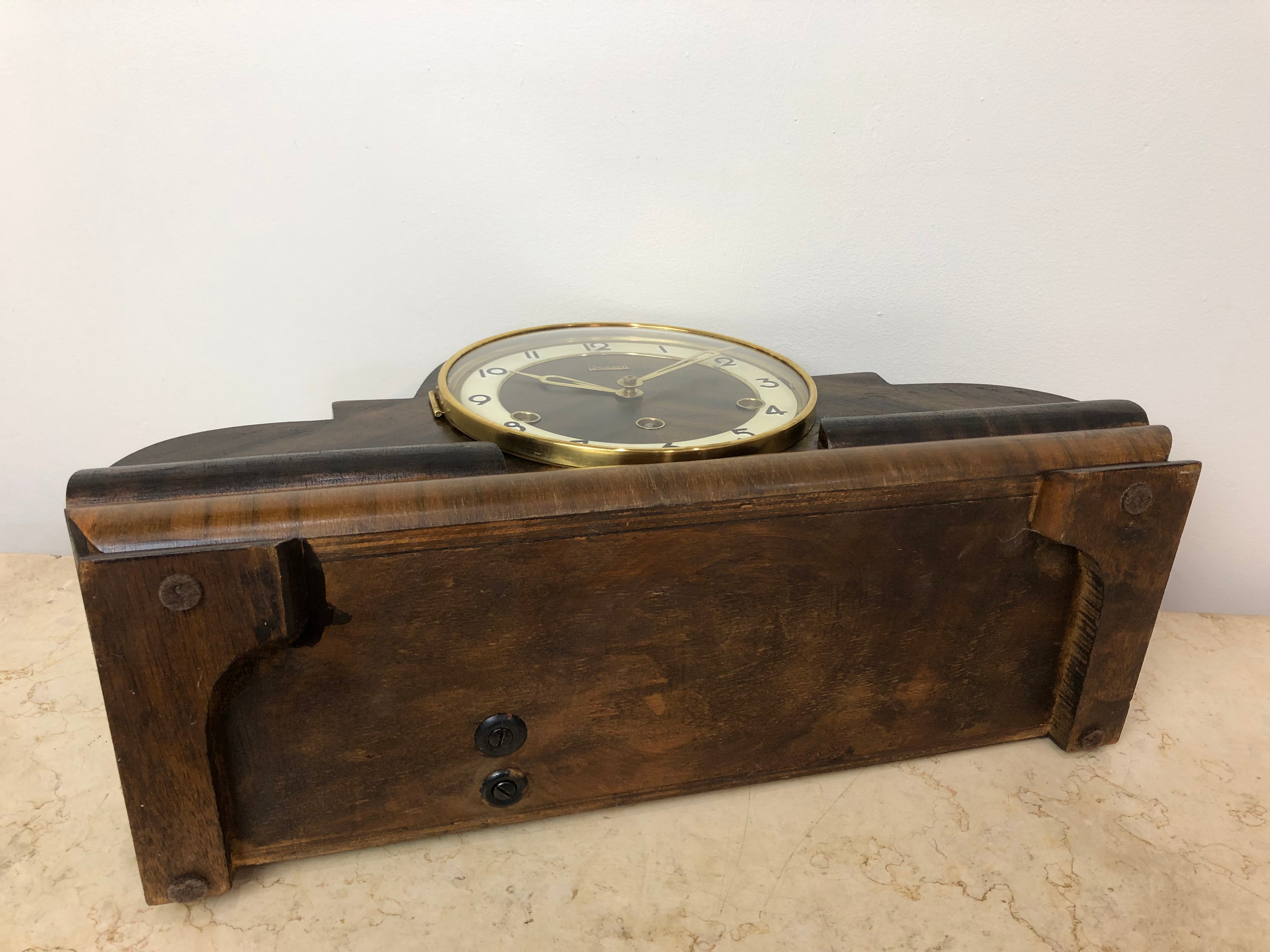 Vintage FHS UNICORN Westminster Chime Mantel Clock | eXibit collection