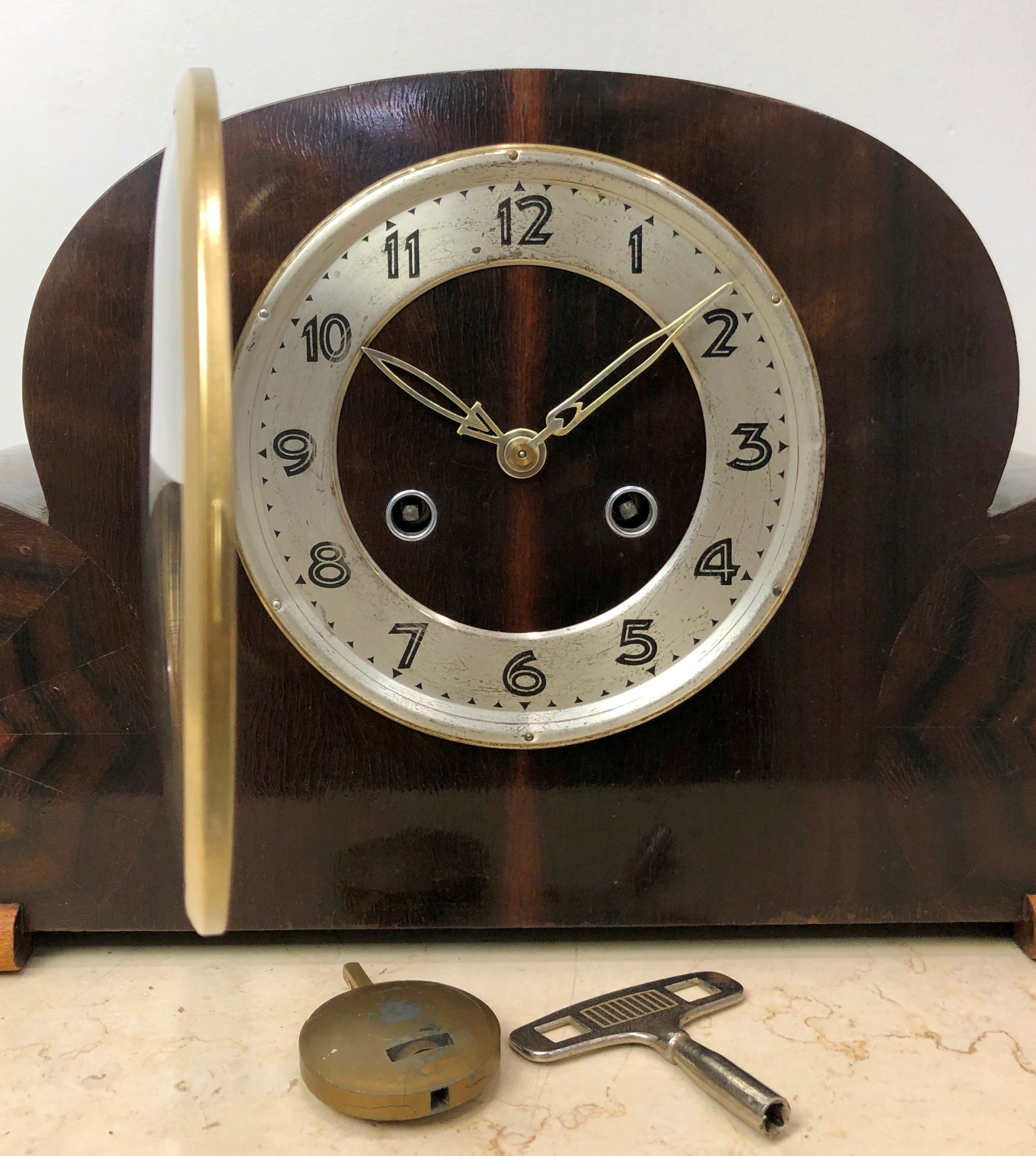 Vintage Chime Art Deco Mantel Clock | eXibit collection