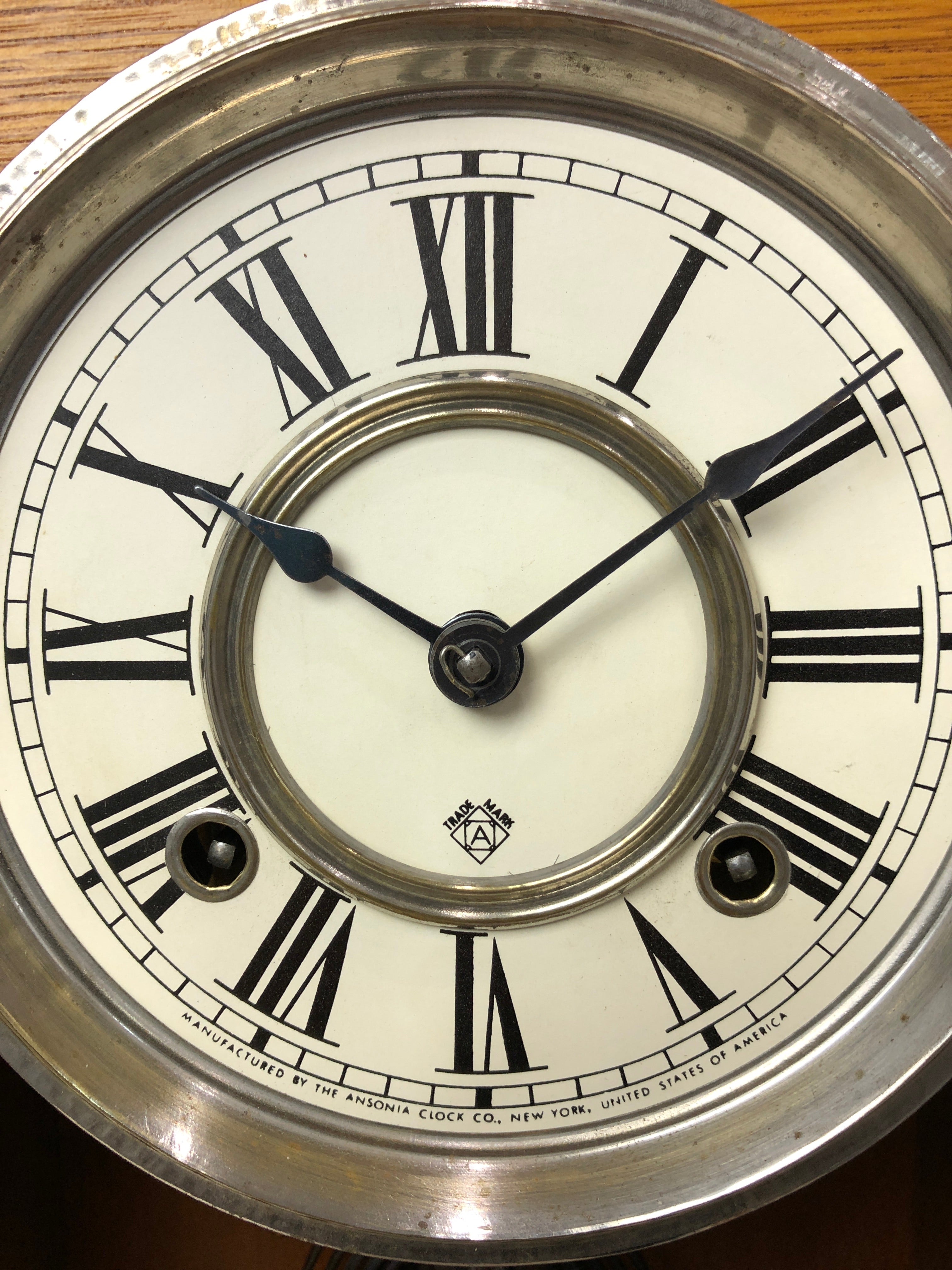 Antique ANSONIA U.S.A Cottage Mantel Clock  | eXibit collection