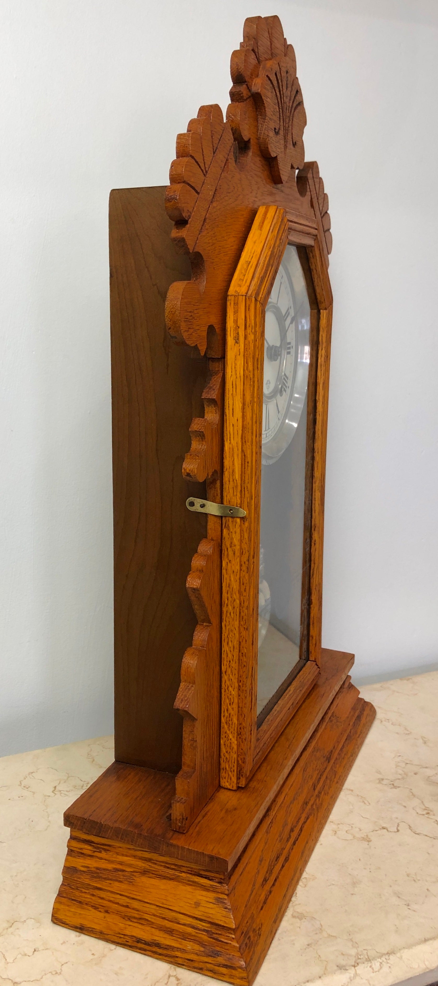 Antique ANSONIA U.S.A Cottage Mantel Clock  | eXibit collection