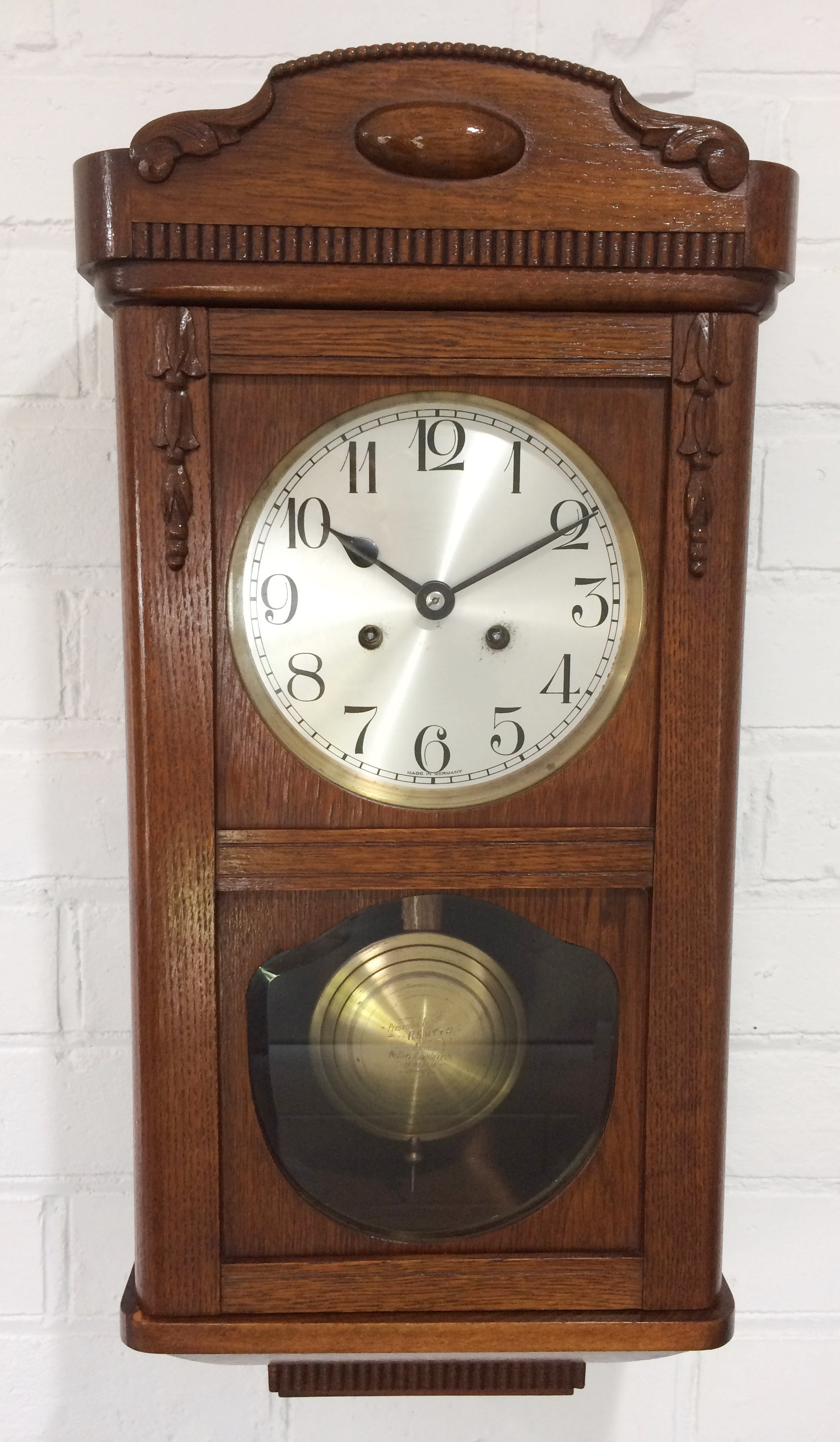 Vintage Kienzle Hammer Chime Wall Clock | eXibit collection