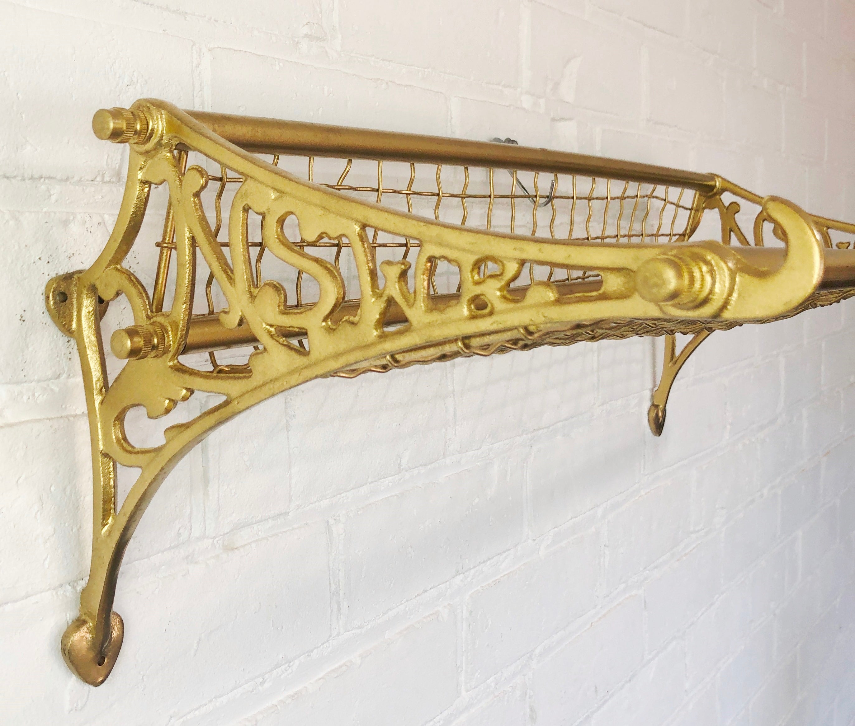 Vintage NSWR Railway Luggage Rack | eXibit collection