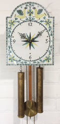Antique ODIN Pendulum Chime Tile Wall Clock | eXibit collection