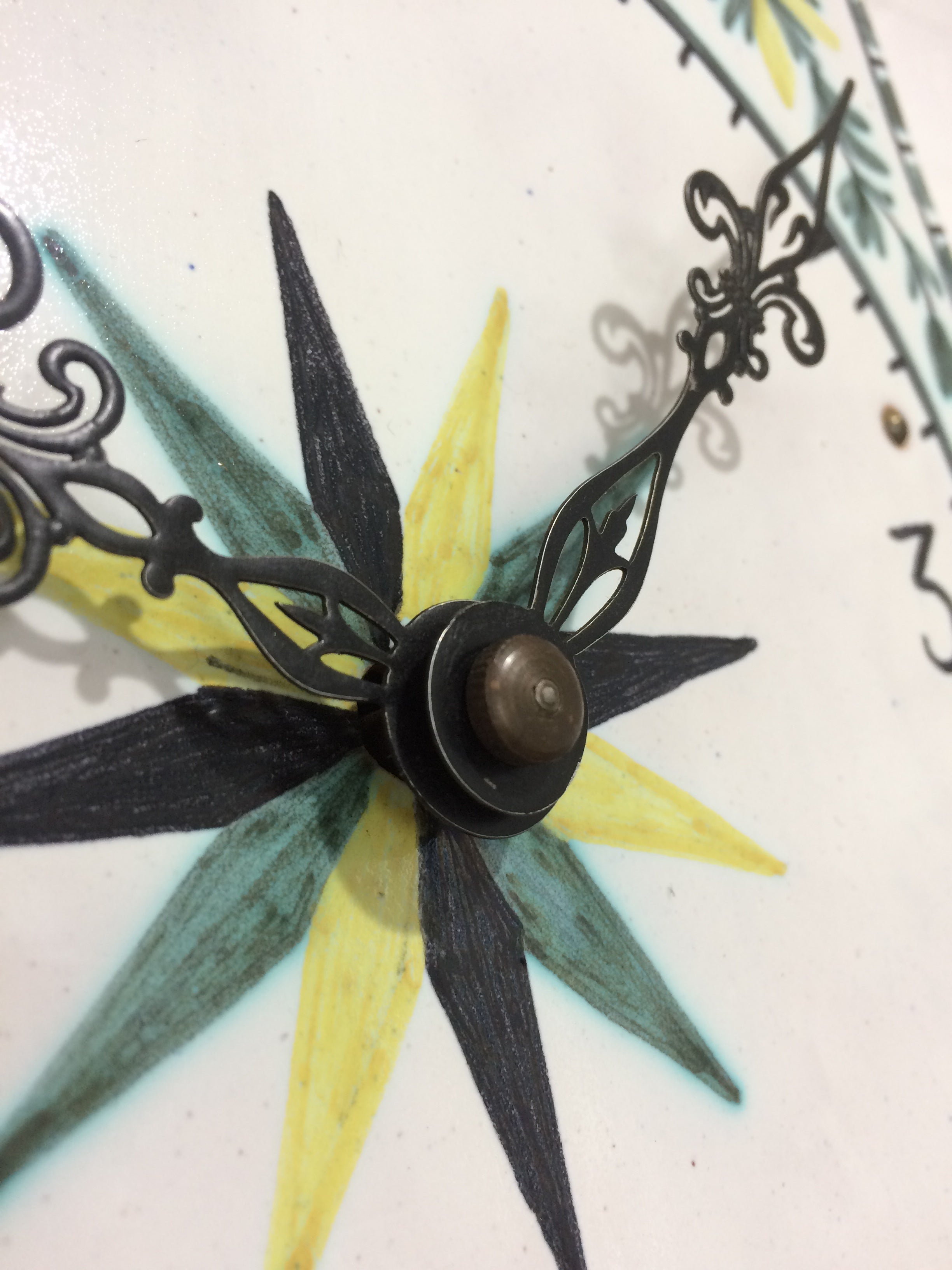 Antique ODIN Pendulum Chime Tile Wall Clock | eXibit collection