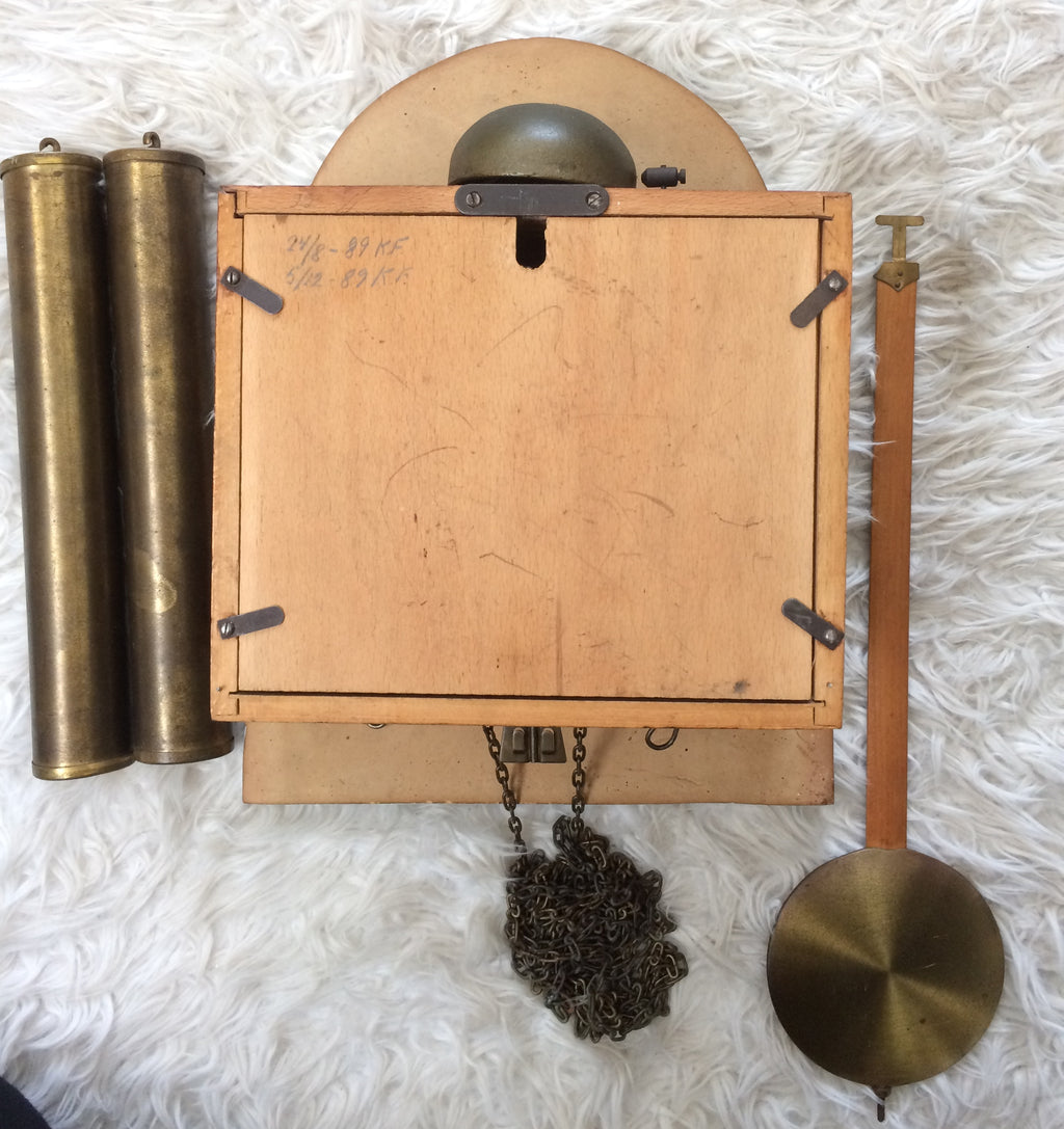 Antique ODIN Pendulum Chime Tile Wall Clock | eXibit collection