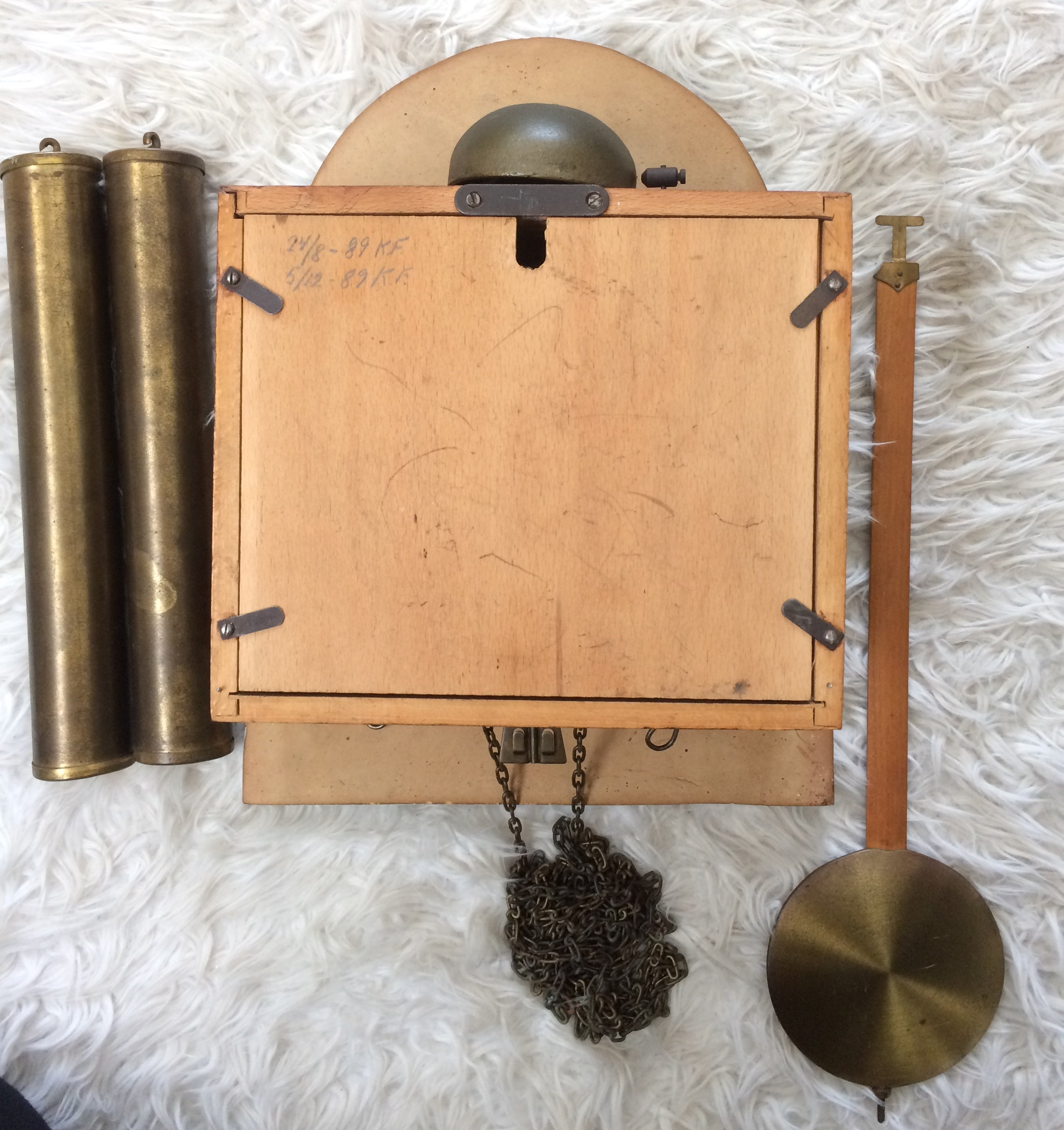 Antique ODIN Pendulum Chime Tile Wall Clock | eXibit collection