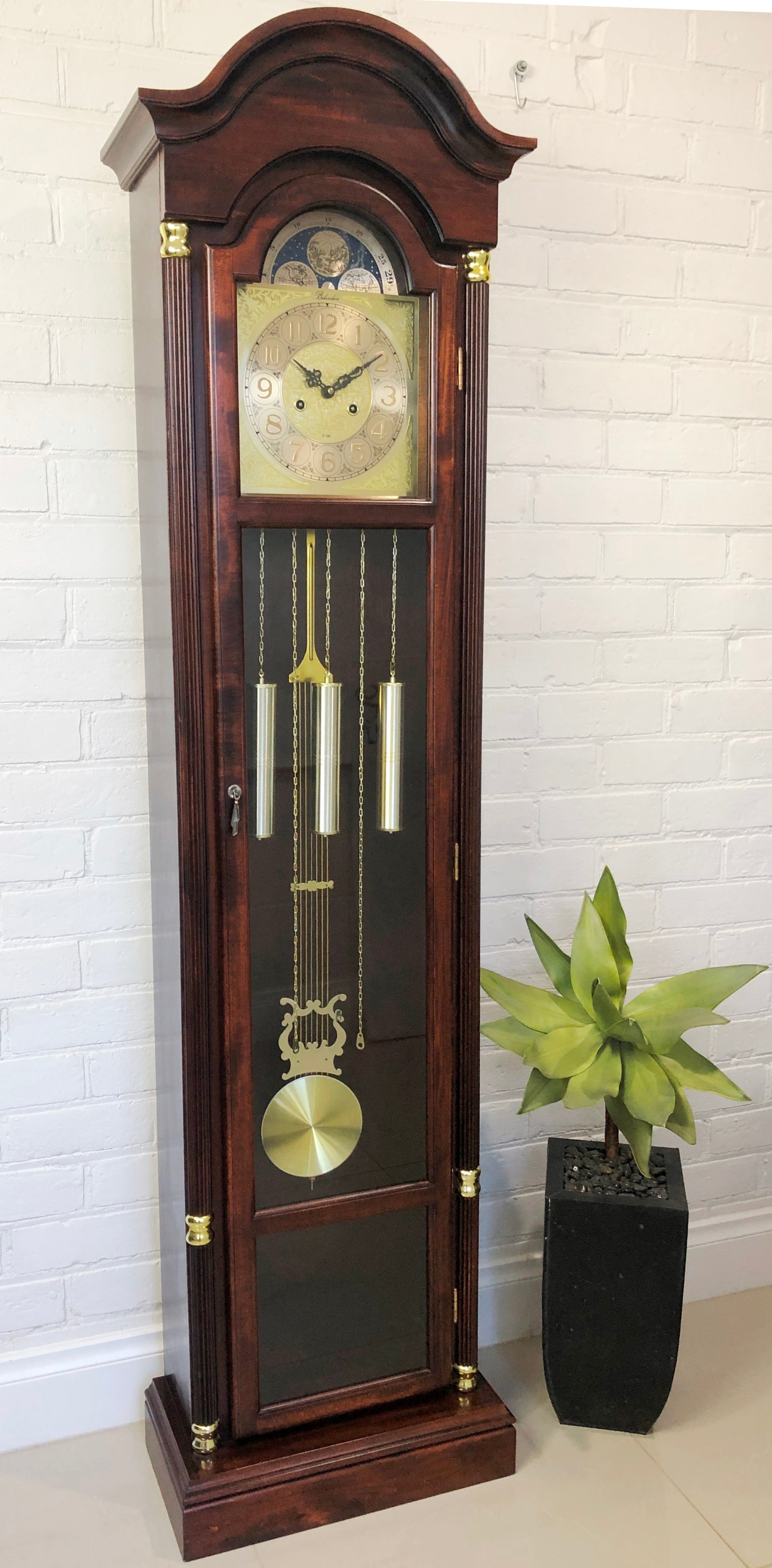 Vintage 31 Day Belvedere Chime Grandfather Clock  | eXibit collection