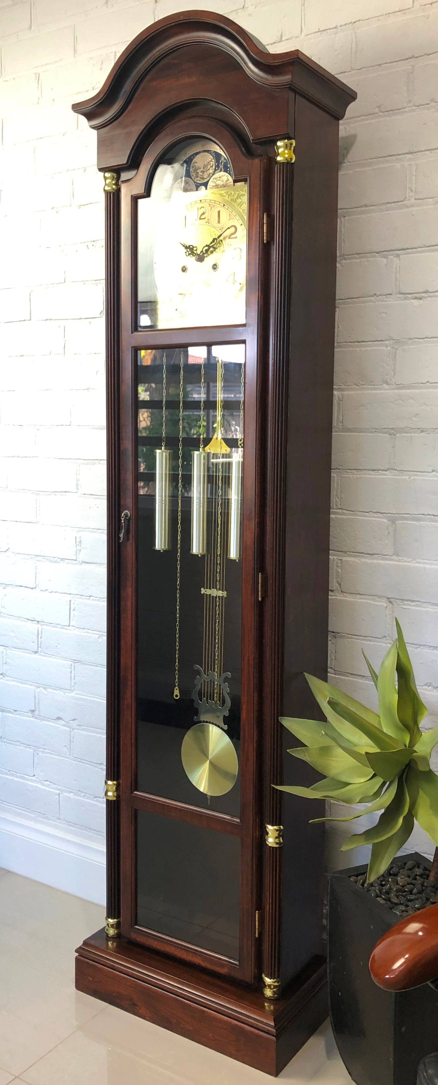 Vintage 31 Day Belvedere Chime Grandfather Clock  | eXibit collection