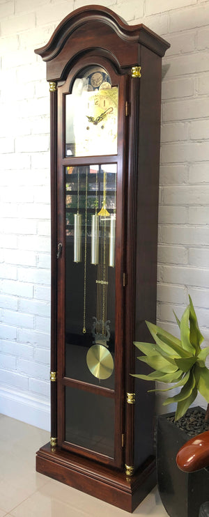 Vintage 31 Day Belvedere Chime Grandfather Clock  | eXibit collection