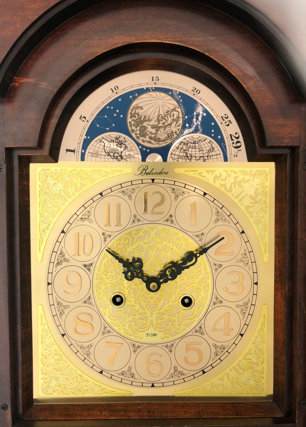 Vintage 31 Day Belvedere Chime Grandfather Clock  | Adelaide Clocks