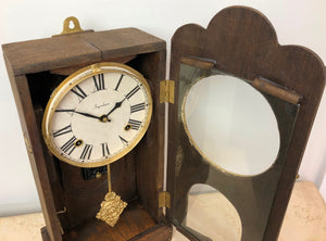 Antique Ingraham Hammer on Coil Chime Mantel Clock | eXibit collection