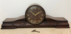 Vintage URGOS Westminster Hammer Chime Mantel Clock | eXibit collection