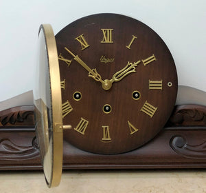 Vintage URGOS Westminster Hammer Chime Mantel Clock | eXibit collection