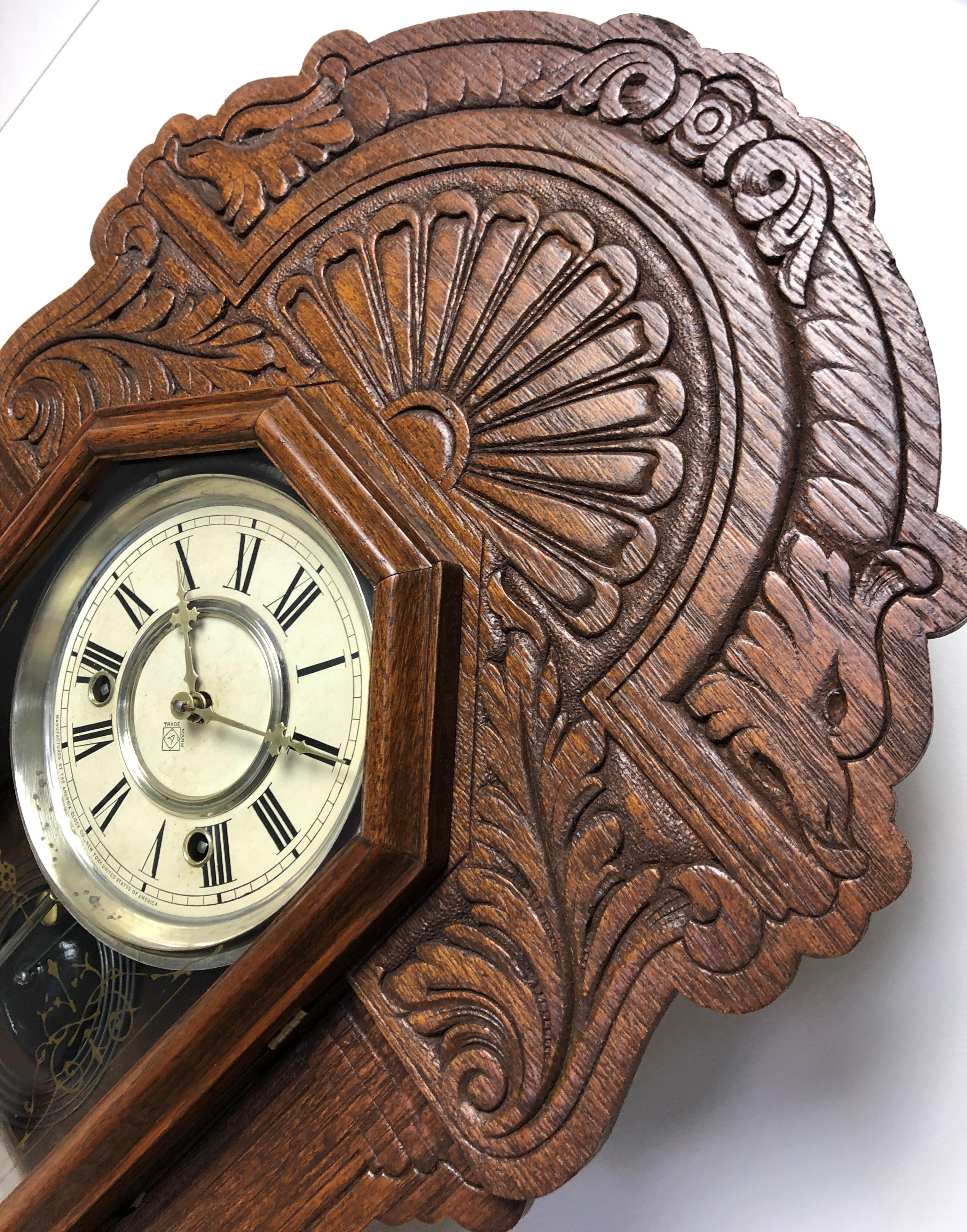 Antique ANSONIA U.S.A Cottage Mantel Clock | eXibit collection