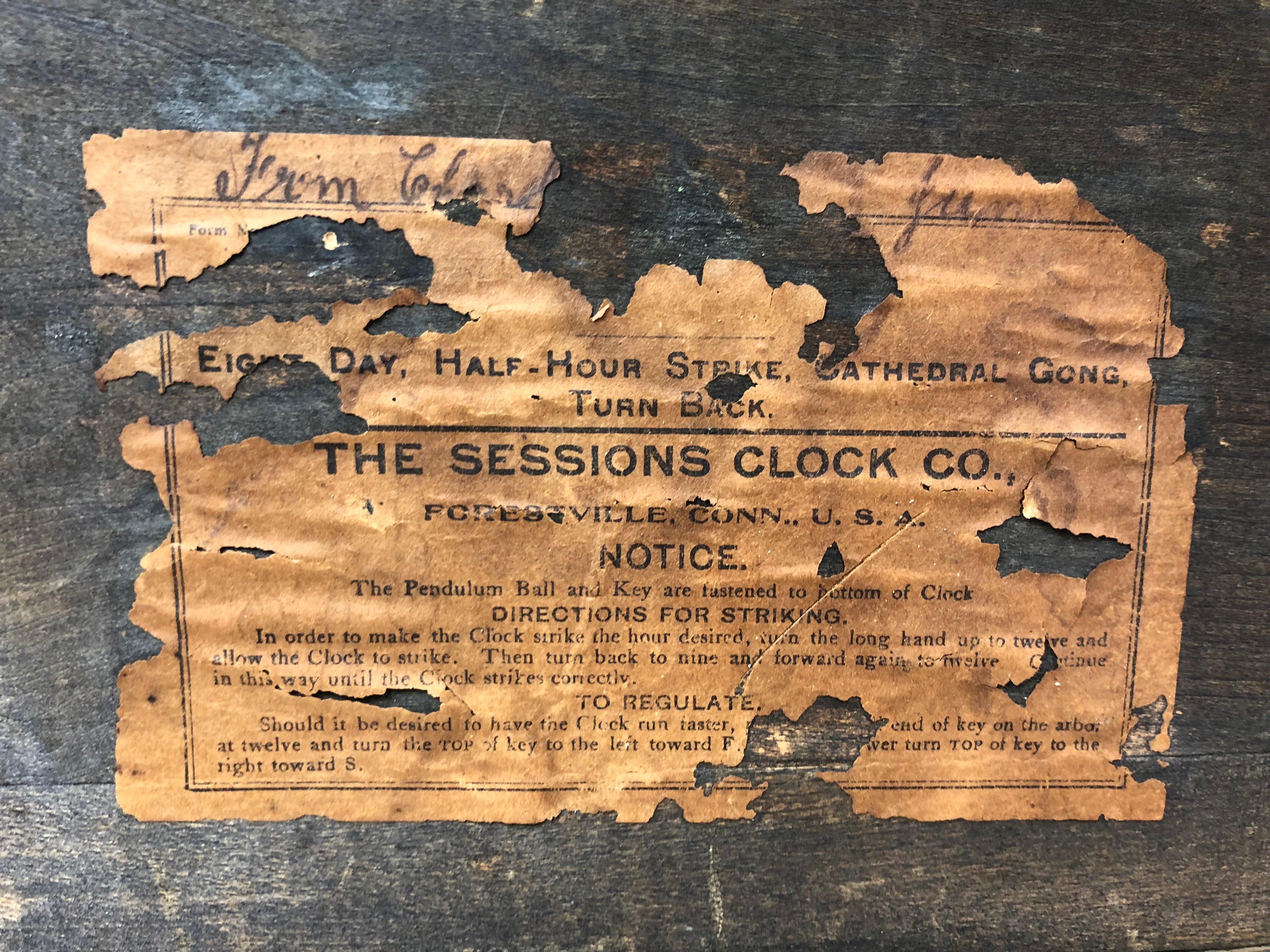 Antique Sessions USA Chime Mantel Clock | eXibit collection